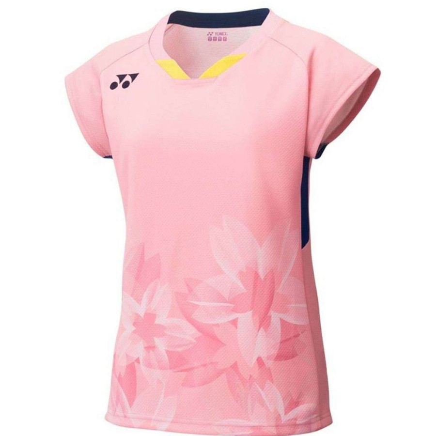 Clothing * | Clearance Yonex 20566 Womens T-Shirt Cherry Pink