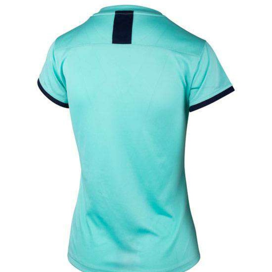 Clothing * | On Sale Yonex Ytl4 Womens Badminton T-Shirt Turquoise