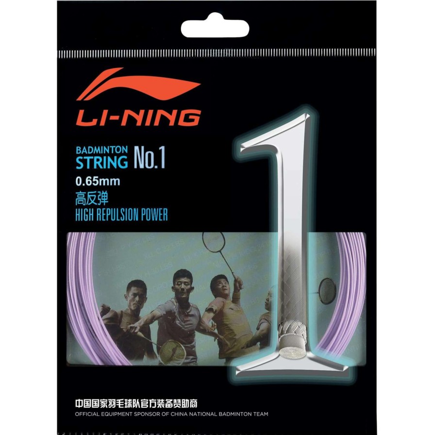 Badminton * | Special Offers Li-Ning No.1 String Set (10M) Mauve