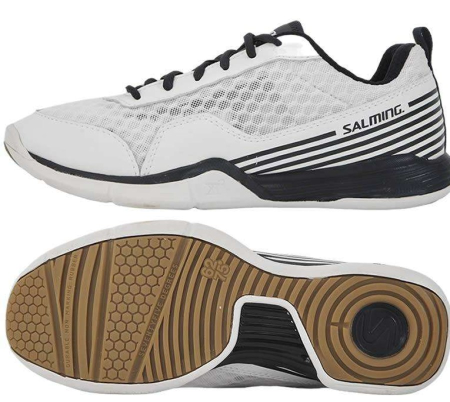 Shoes * | Half Off Salming Viper Sl Mens Badminton Shoes White / Navy