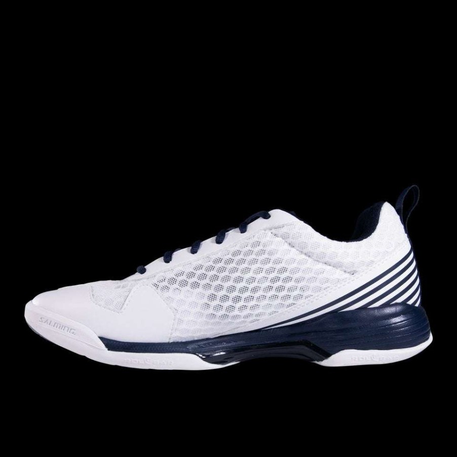 Shoes * | Half Off Salming Viper Sl Mens Badminton Shoes White / Navy