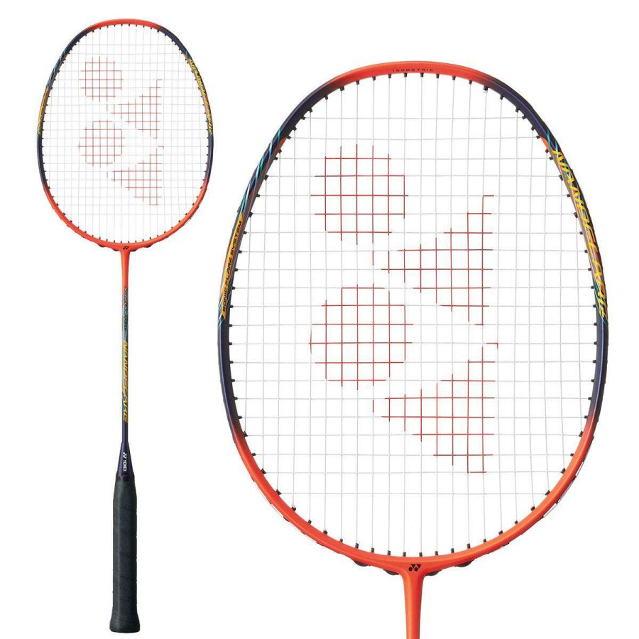 Badminton * | Special Offers Yonex Nanoflare Feel Badminton Racket Orange