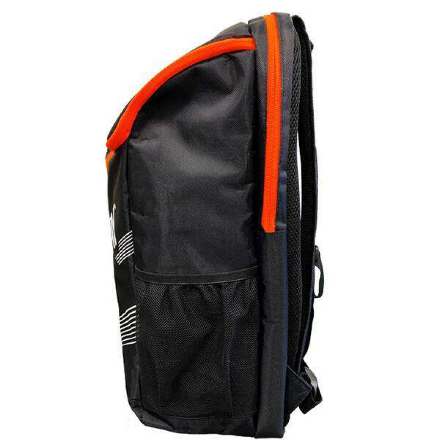 Badminton * | Clearance Ashaway Ahs 09 Haversack Badminton Backpack Black / Lava Orange