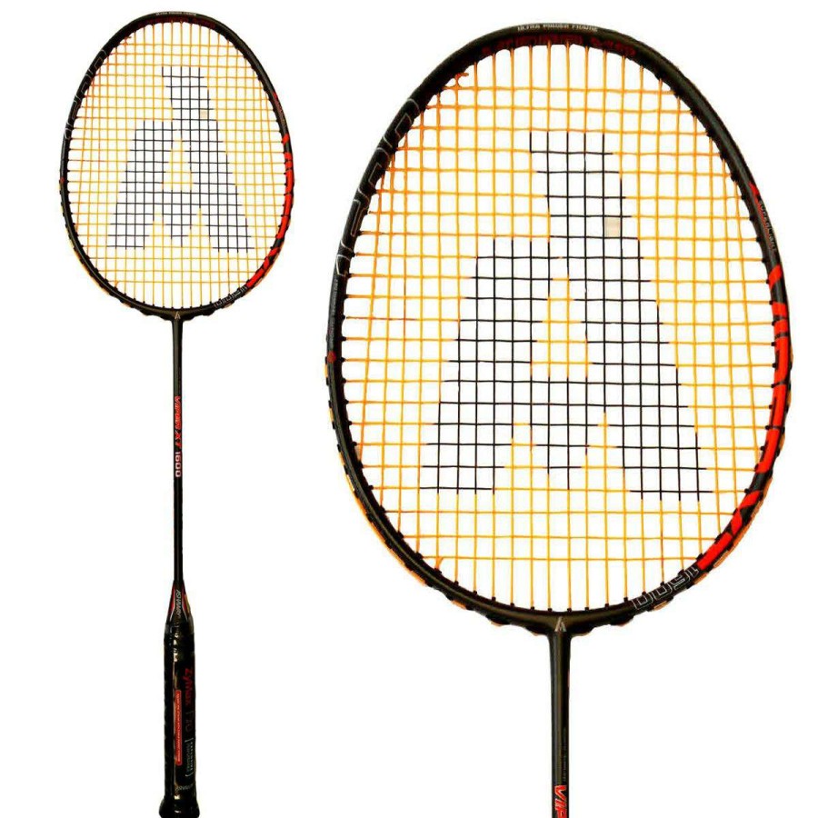 Badminton * | Special Offers Ashaway Viper Xt 1600 Badminton Racket Black Orange