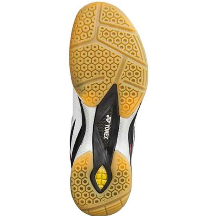 Shoes * | Limit Offer Yonex Power Cushion 65Xw Wide Badminton Shoes -White Gold