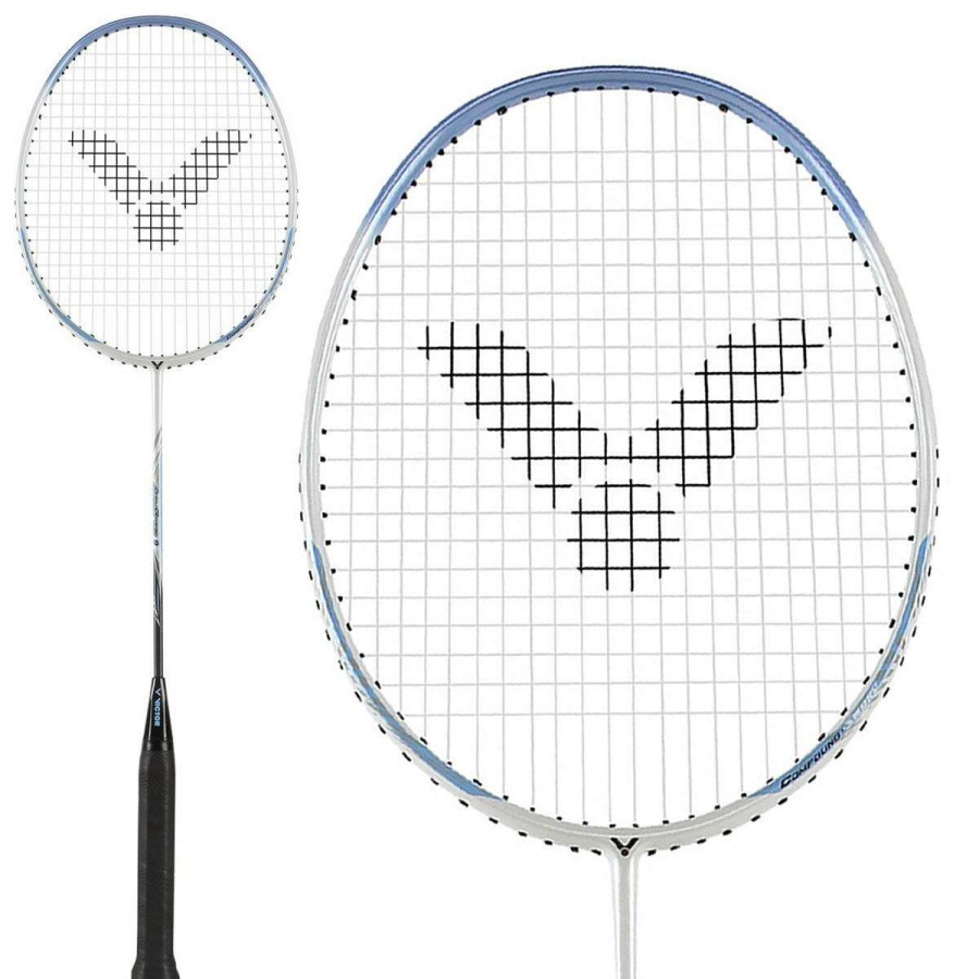 Badminton * | Clearance Victor Auraspeed 9A Badminton Racket White