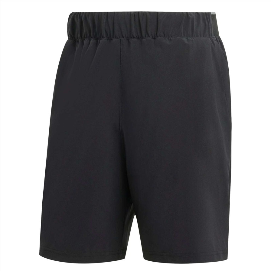 Clothing * | Limit Offer Adidas Club Stretch Woven 7 Mens Badminton Shorts Black