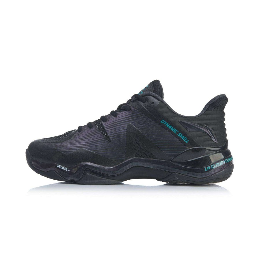 Shoes * | On Sale Li-Ning Sonic Boom 2020 Mens Badminton Shoes Black