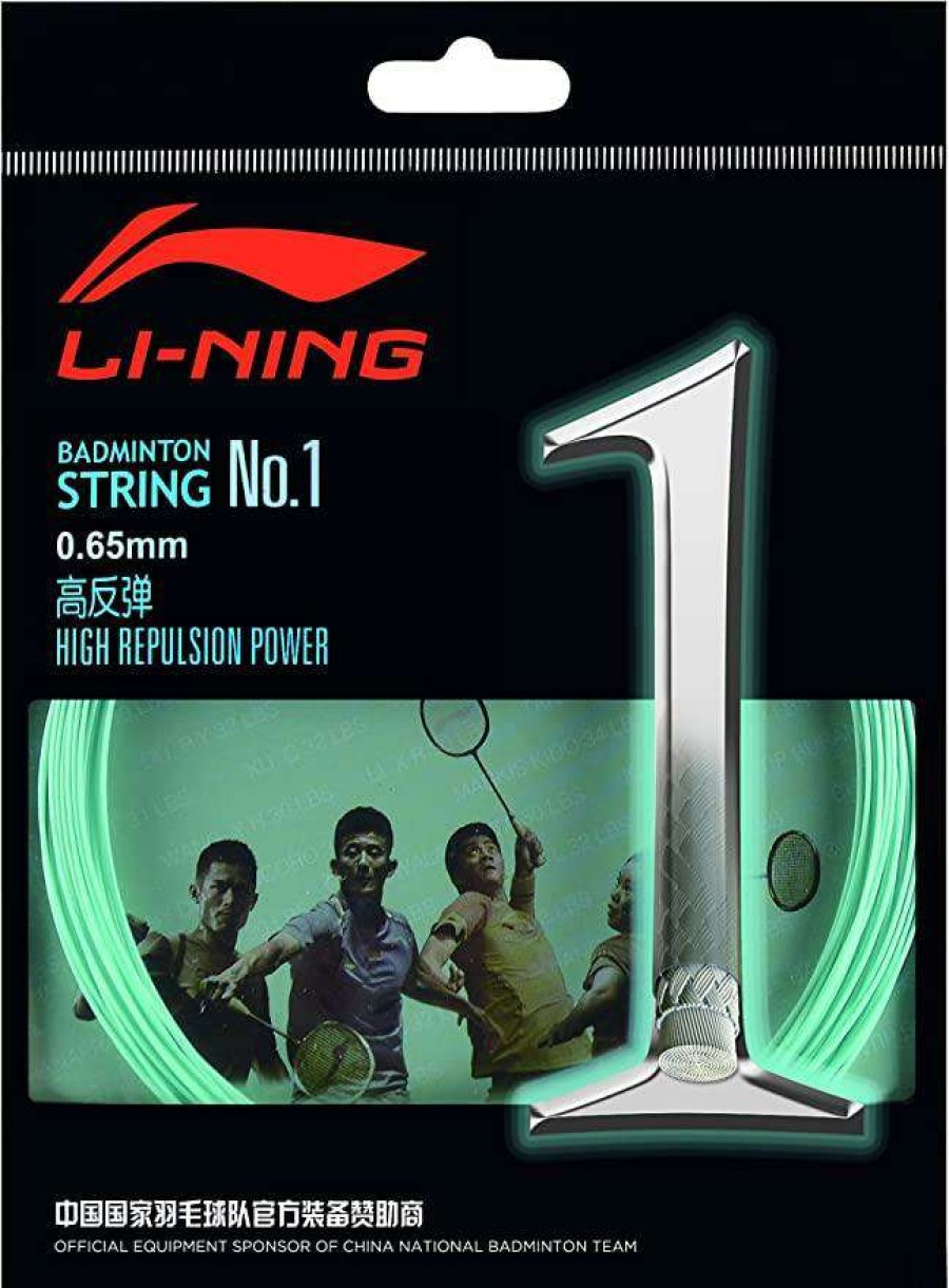 Badminton * | Clearance Li-Ning No.1 String Set (10M) Mint Green