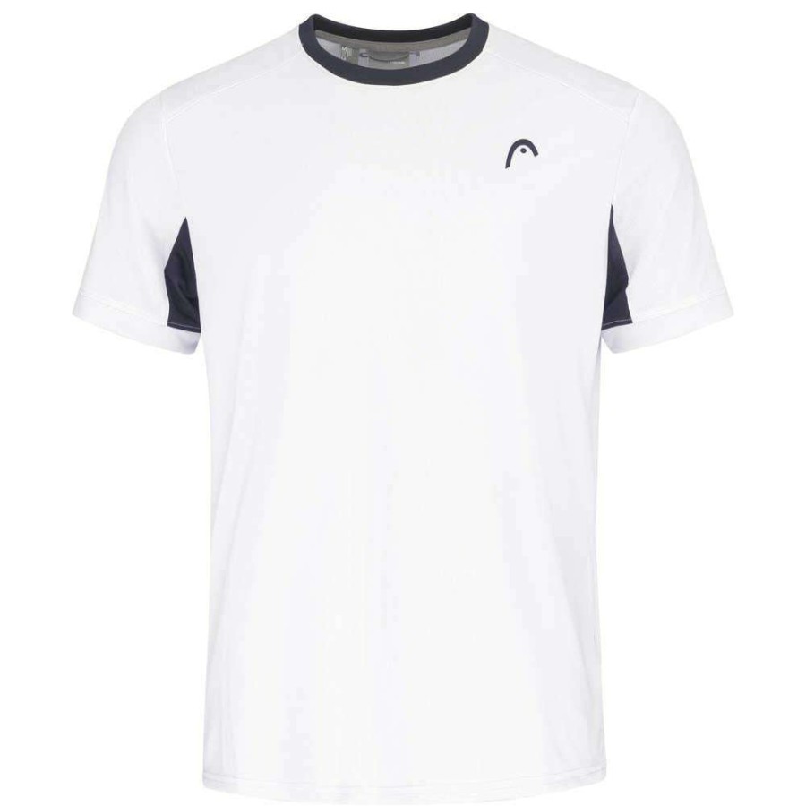 Clothing * | On Sale Head Slice Mens Badminton T-Shirt White