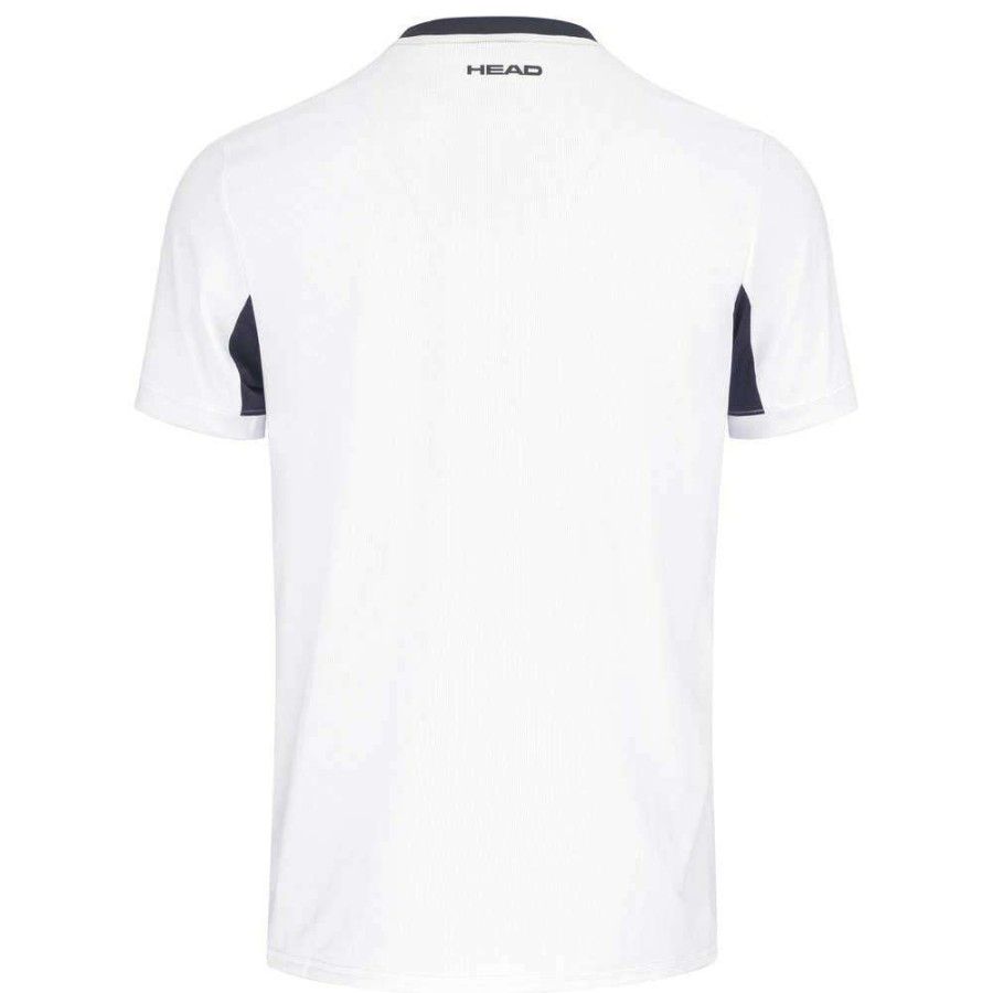 Clothing * | On Sale Head Slice Mens Badminton T-Shirt White