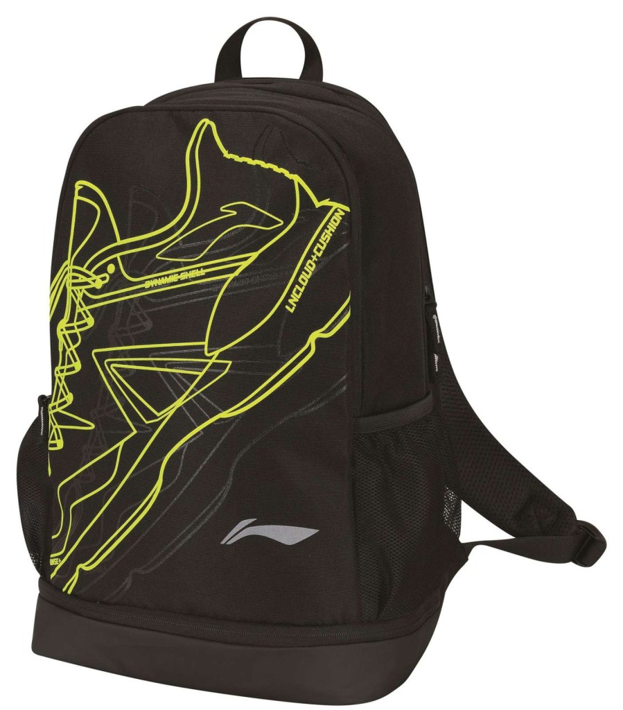 Badminton * | Half Off Li-Ning Sonic Boom Badminton Backpack Black