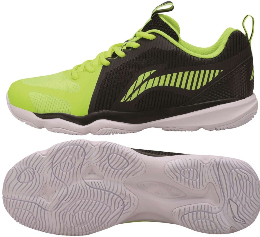 Shoes * | Clearance Li-Ning Ranger Td Mens Badminton Shoes Yellow / Black