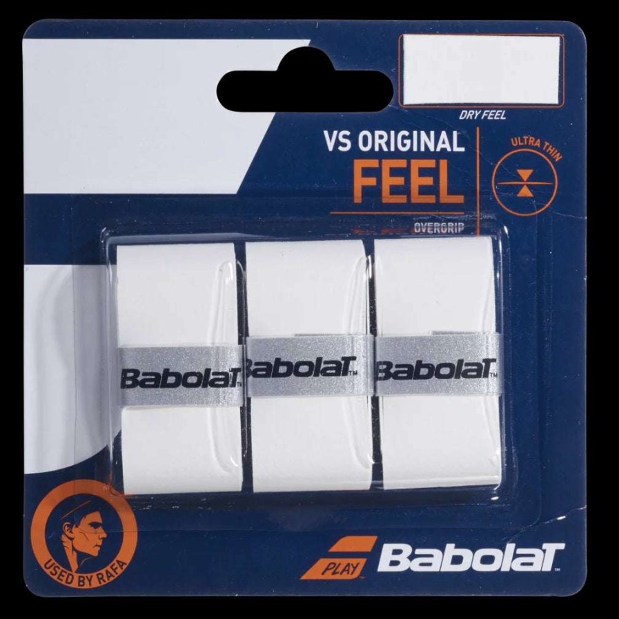 Badminton * | Clearance Babolat Vs Original X3 Badminton Overgrip White