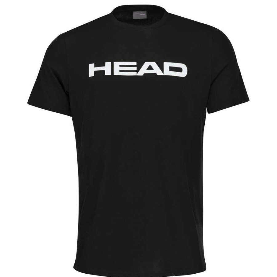 Clothing * | Prefential Price Head Club Basic Mens Badminton T-Shirt Black