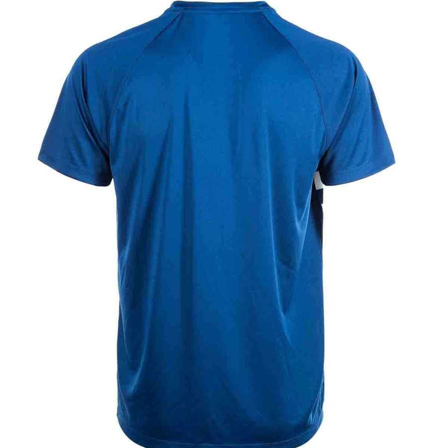 Clothing * | Limit Offer Fz Forza Mouritz Mens Badminton T-Shirt Estate Blue