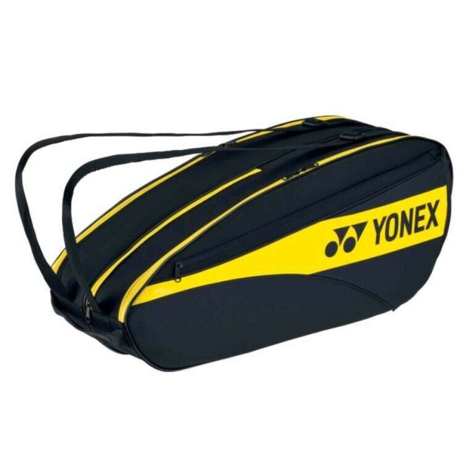 Badminton * | Clearance Yonex 42326Ex 6 Piece Racket Bag Lightning Yellow / Black