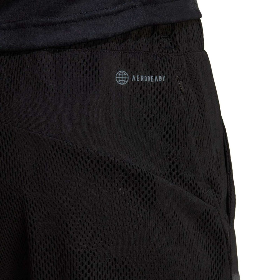 Clothing * | On Sale Adidas Melbourne 2In1 Mens 7 Inch Shorts Black