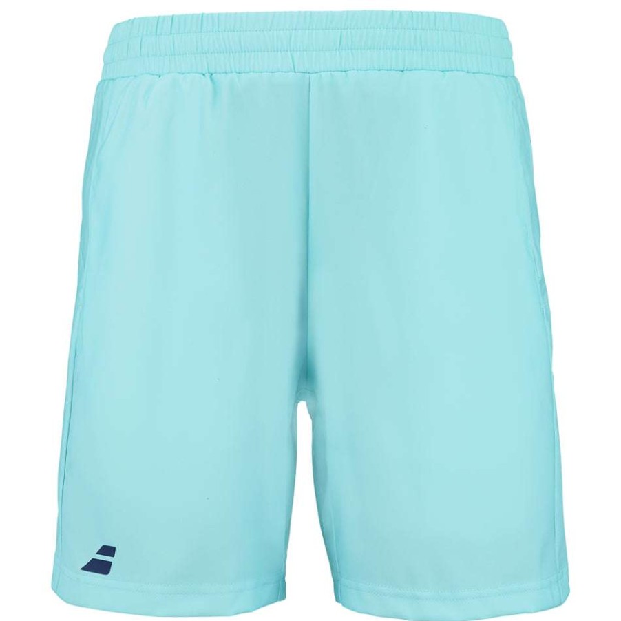 Clothing * | On Sale Babolat Play Mens Badminton Shorts Angel Blue