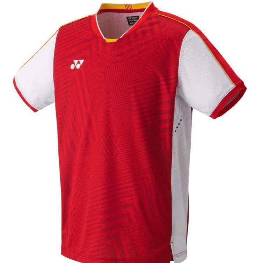 Clothing * | Half Off Yonex 10512 Mens T-Shirt (Team China) Ruby Red