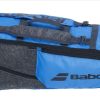 Badminton * | On Sale Babolat Rh6 Evo Drive Badminton 6 Racket Bag Blue / Grey