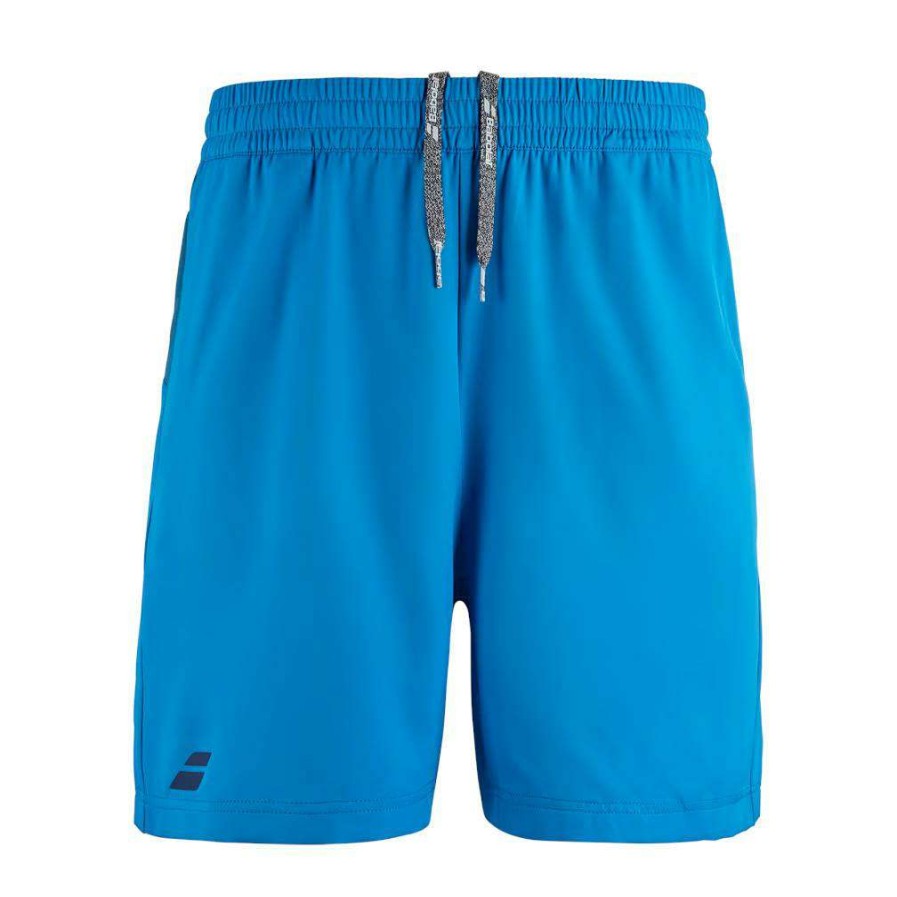 Clothing * | Special Offers Babolat Play Mens Shorts Blue Aster