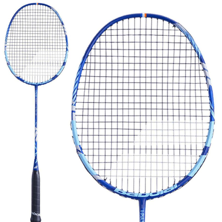 Badminton * | On Sale Babolat I-Pulse Power Badminton Racket Blue / Grey