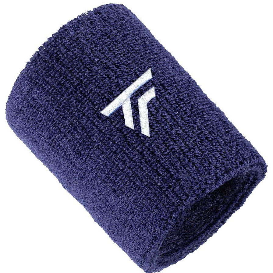 Badminton * | Clearance Tecnifibre Wristband Sweatband Xl Marine