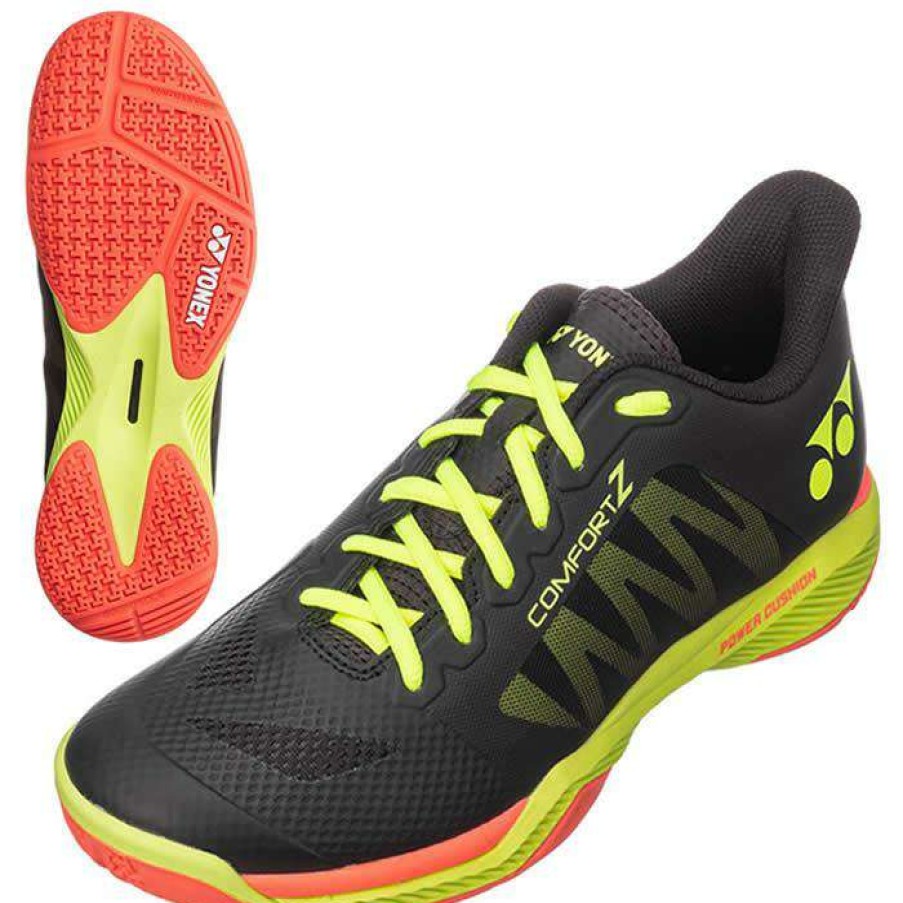 Shoes * | Limit Offer Yonex Power Cushion Comfort Z3 Mens Badminton Shoes Black