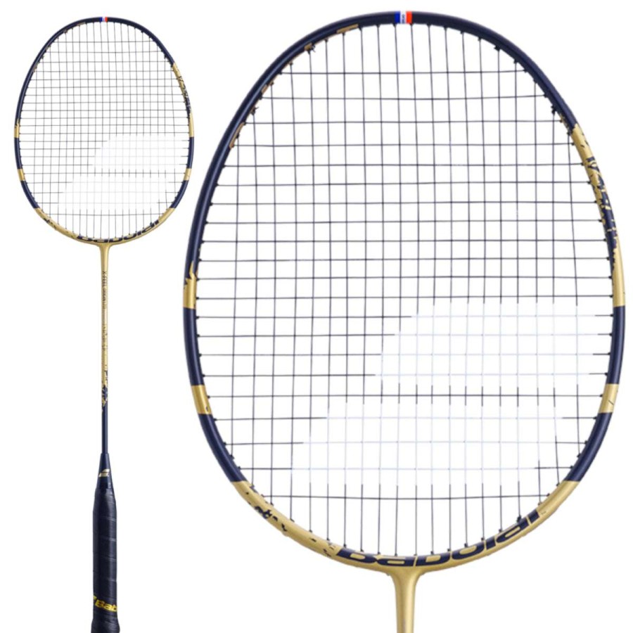 Badminton * | Special Offers Babolat X-Feel Origin Power Ltd Badminton Racket Black / Gold