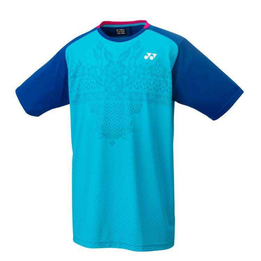 Clothing * | Clearance Yonex 16573 Mens T-Shirt Turquoise