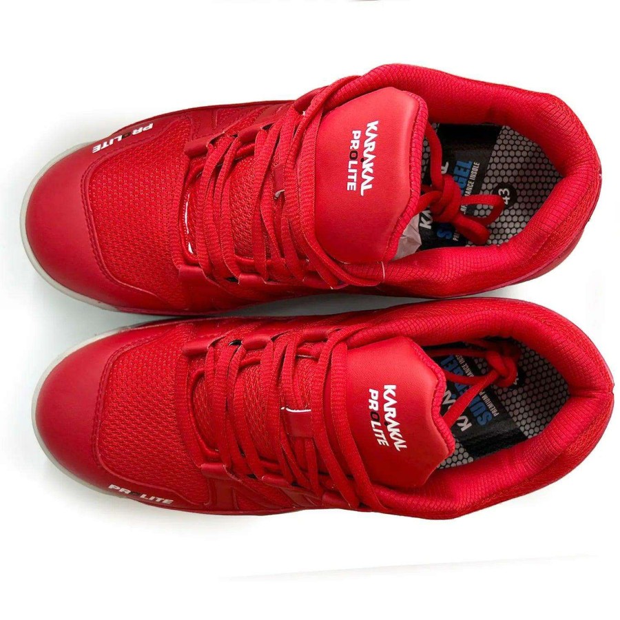 Shoes * | Sales Online Karakal Kf Pro Lite Badminton Shoes New Red