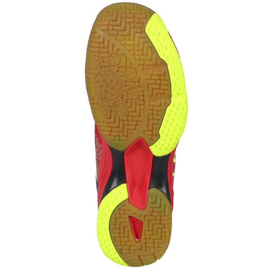 Shoes * | Limit Offer Fz Forza Court Flyer Mens Badminton Shoes Red Yellow