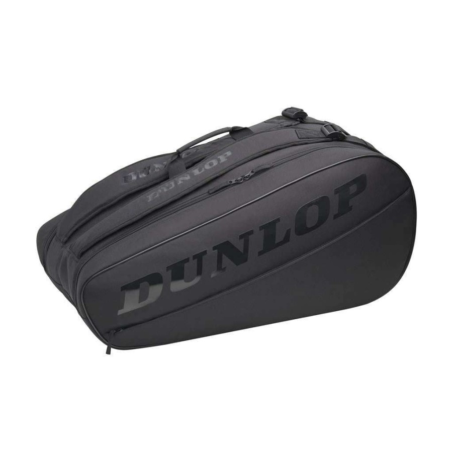 Badminton * | On Sale Dunlop Cx-Club 10 Racket Badminton Bag Black