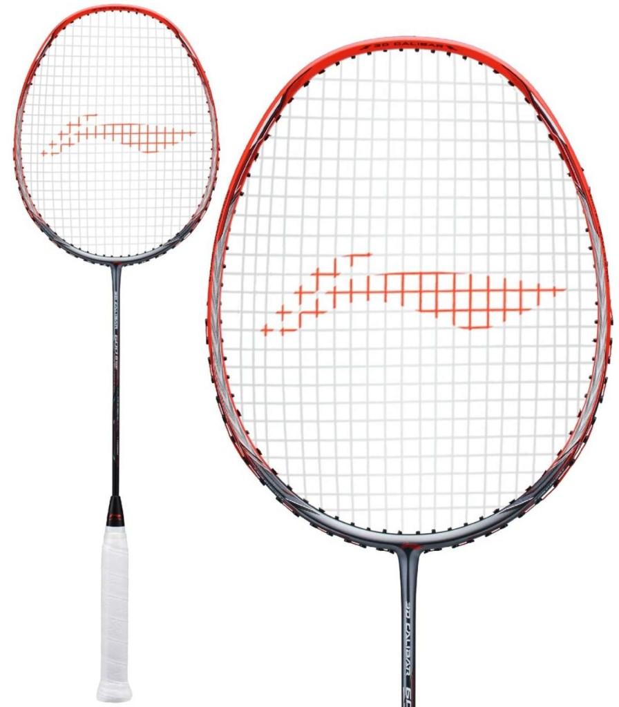 Badminton * | Limit Offer Li-Ning 3D Calibar 600 Boost Badminton Racket Black / Red