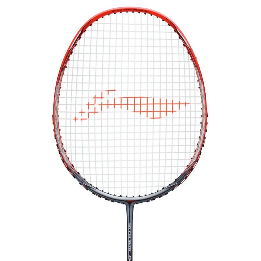 Badminton * | Limit Offer Li-Ning 3D Calibar 600 Boost Badminton Racket Black / Red