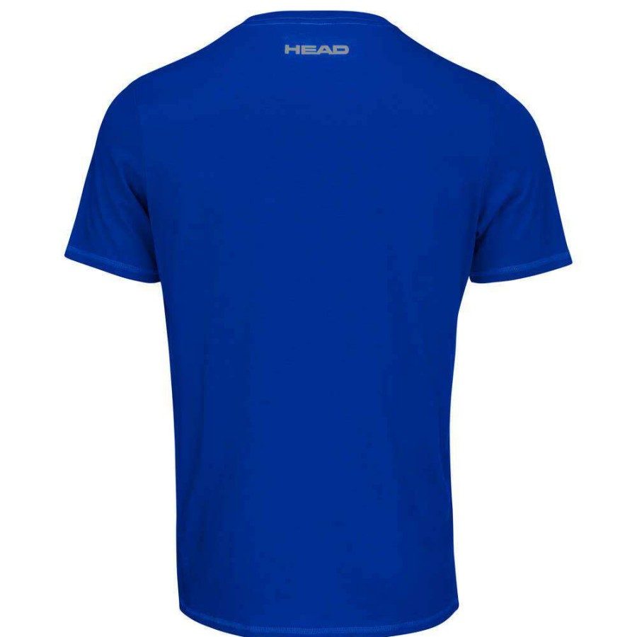 Clothing * | Limit Offer Head Club Basic Mens Badminton T-Shirt Navy