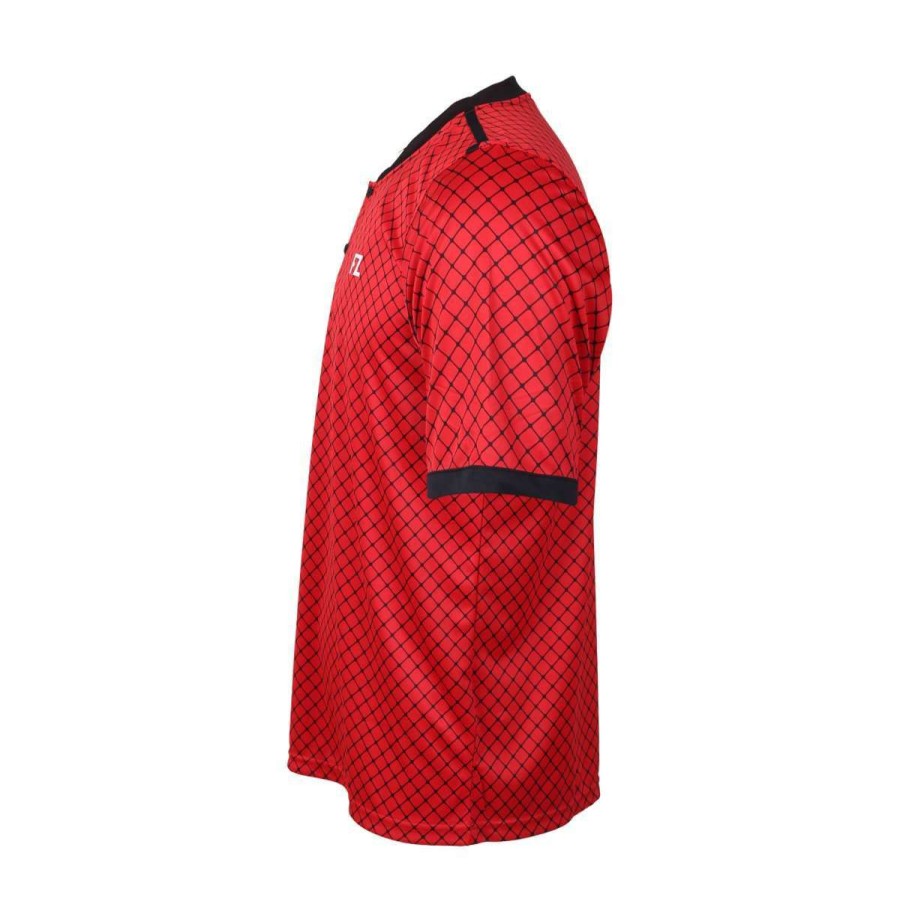 Clothing * | Limit Offer Fz Forza Bronx Chinese Red Badminton T-Shirt