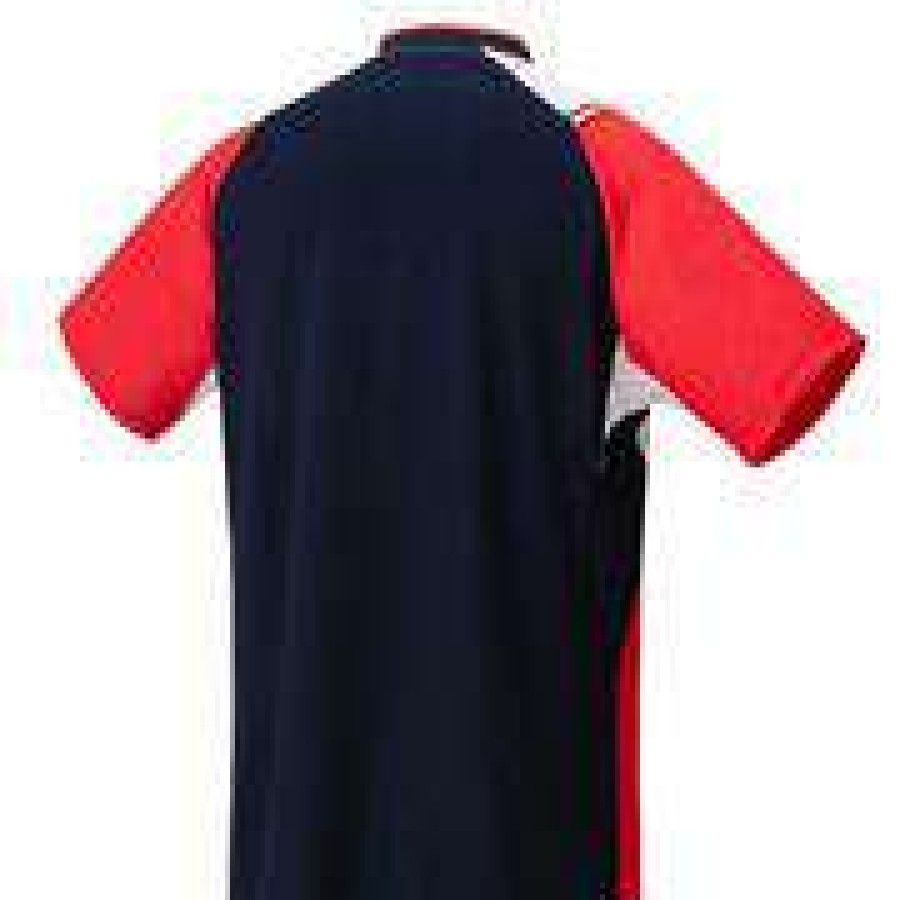 Clothing * | Special Offers Yonex 10489 Mens Shirt Ruby Red