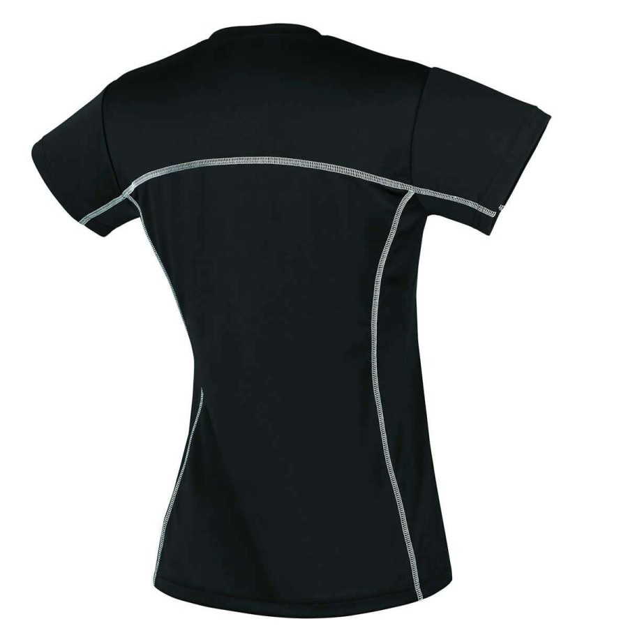 Clothing * | Sales Online Yonex Ytl1 Black Team Ladies / Womens Badminton T-Shirt