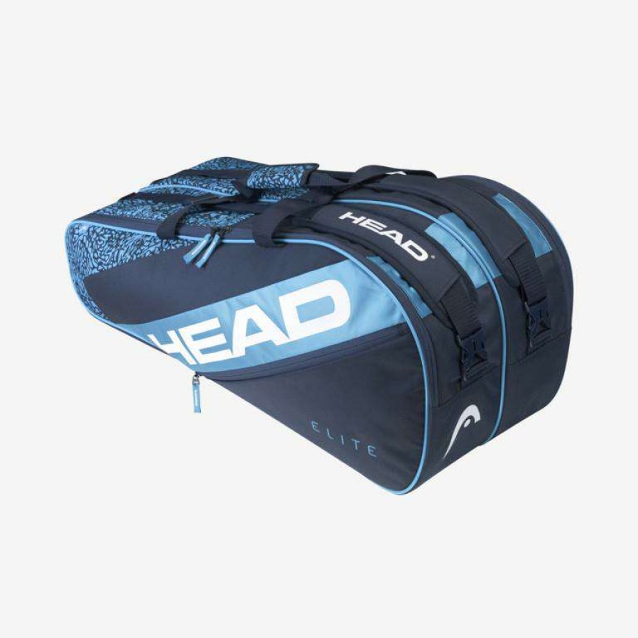 Badminton * | Limit Offer Head Elite 9R Racket Bag Blue Navy