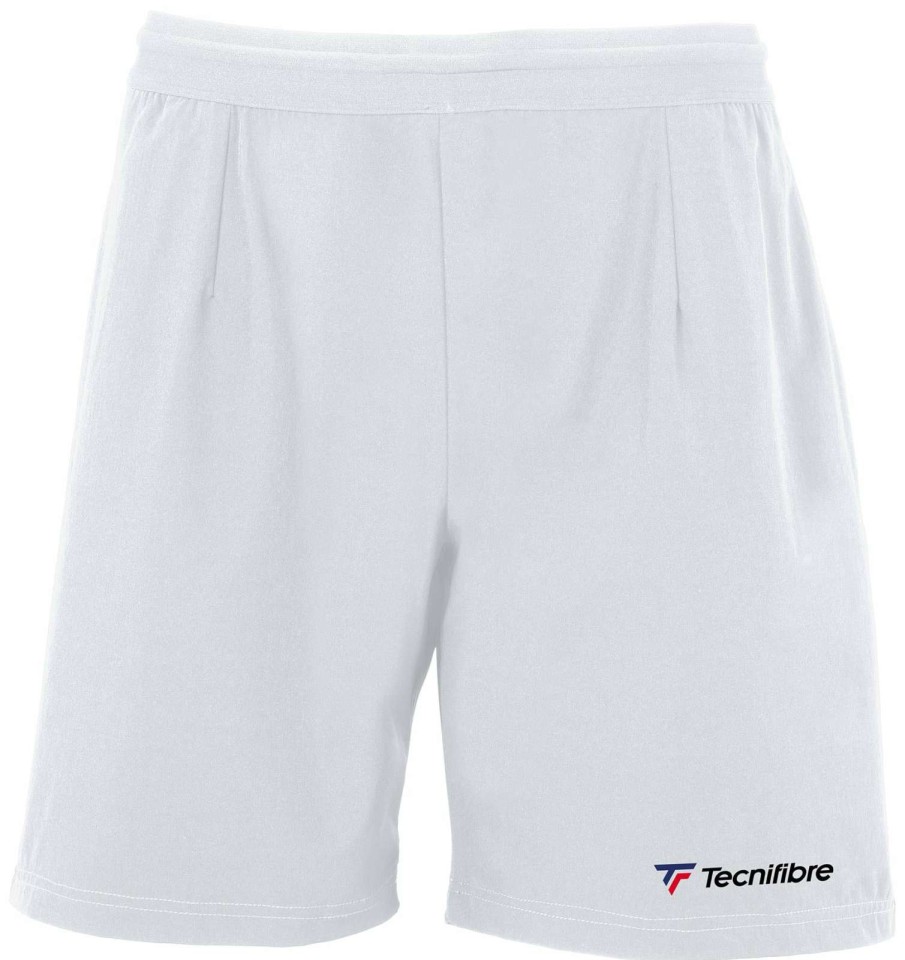 Clothing * | Clearance Tecnifibre Mens Stretch Shorts White