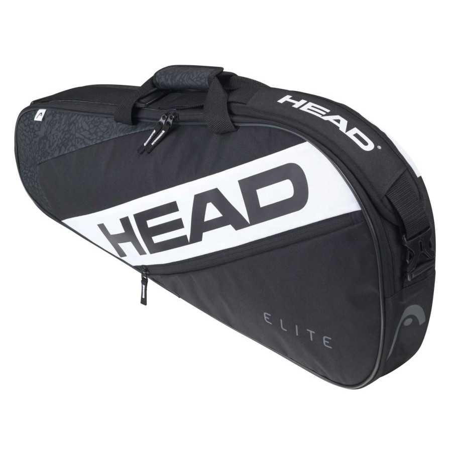 Badminton * | Special Offers Head Elite 3R 3 Racket Bag Black / White