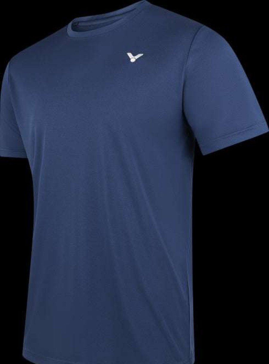 Clothing * | Limit Offer Victor Unisex Badminton T-Shirt T-13102 B Blue