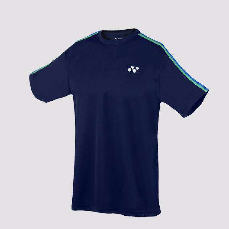 Clothing * | Half Off Yonex Yt1004Jex Junior Badminton T-Shirt Blue